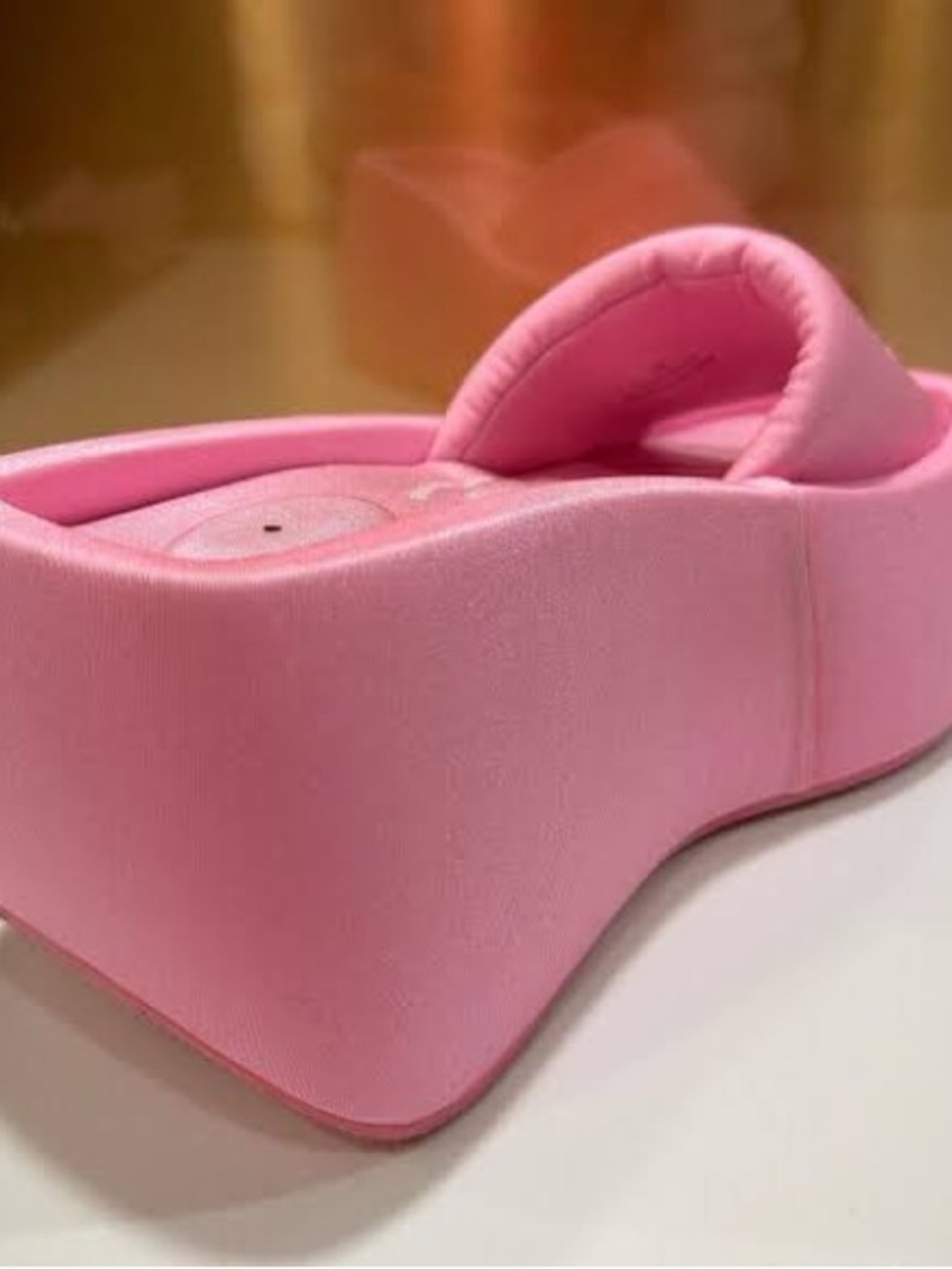 Alexander Wang Bubblegum Pink Platform Slide